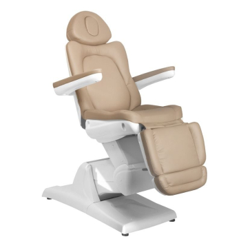 ActivShop FOTEL KOSMETYCZNY ELEKTR. AZZURRO 870 3 SILN. CAPPUCCINO